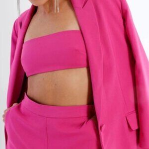 NEW BCBGMaxAzria Maeve Reilly Palms Bandeau Top SZ 8